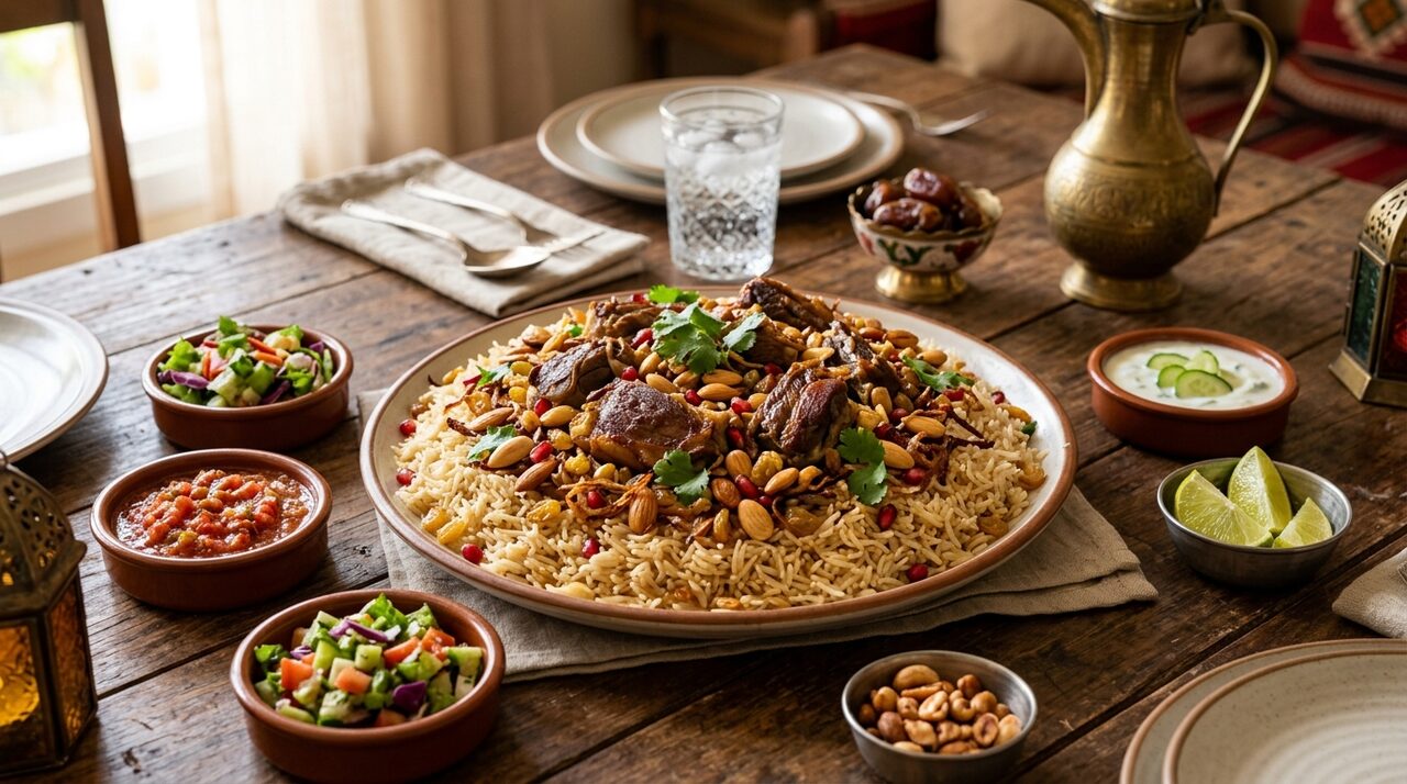كبسة اللحم السعودية التقليدية