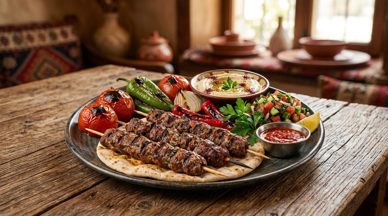 كباب حلبي مشوي