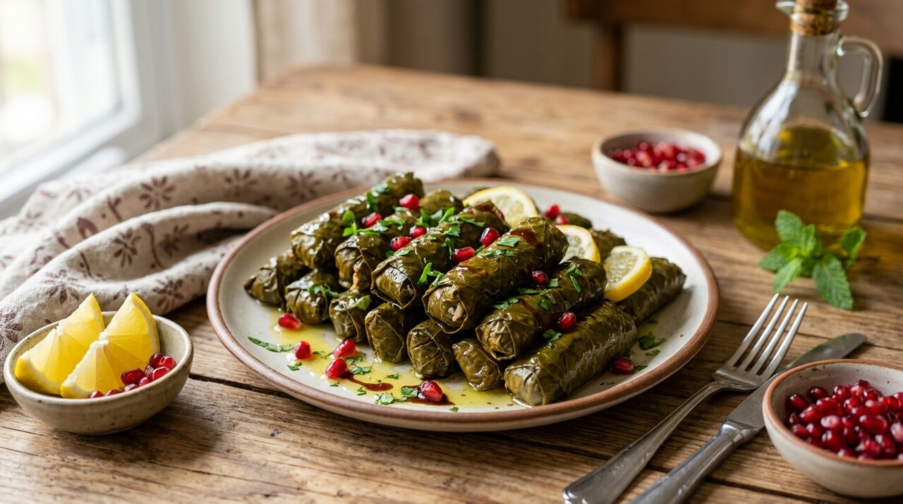 ورق عنب بالزيت (يلنجي)