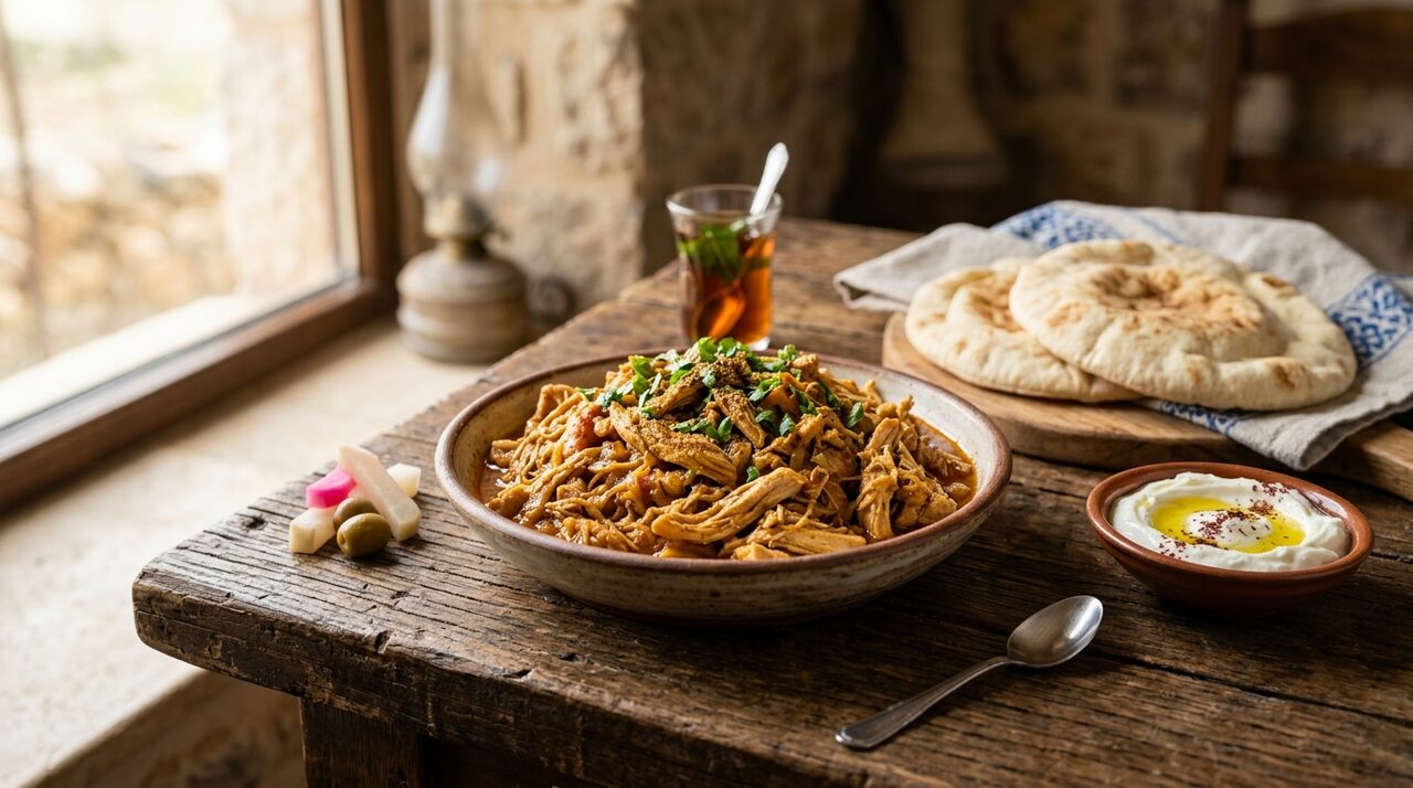 مسحب دجاج جنوبي للفطور