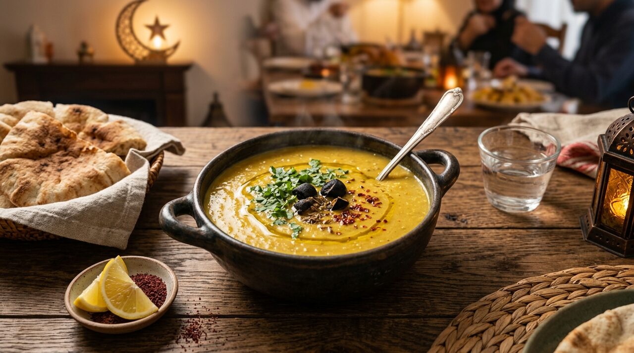 شوربة العدس الخليجية