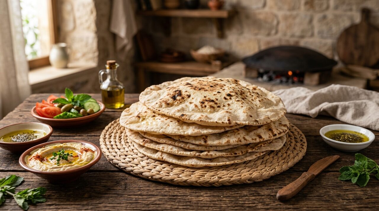 خبز الصاج الشامي