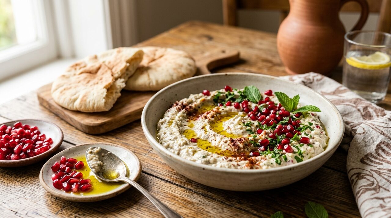 متبل باذنجان مشوي