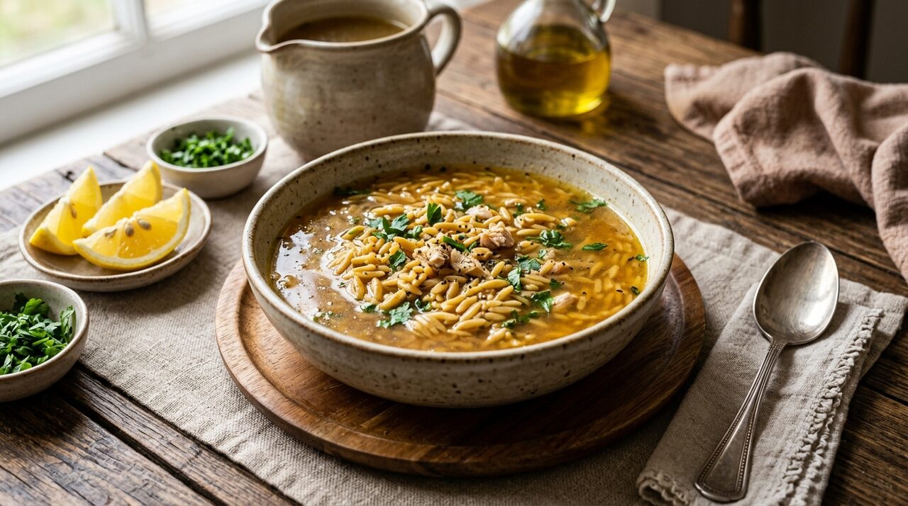 شوربة لسان عصفور المصرية