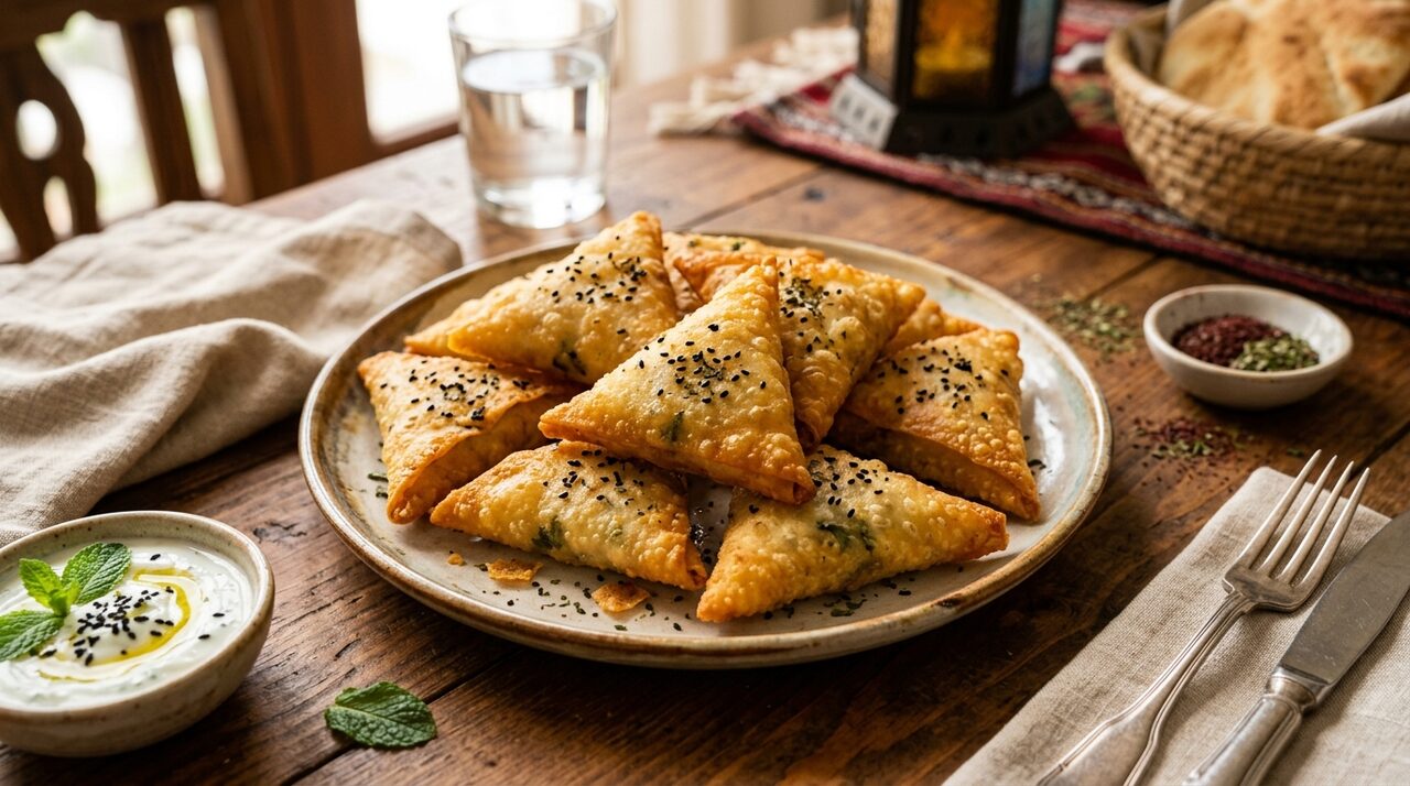 سمبوسة الجبن المقرمشة